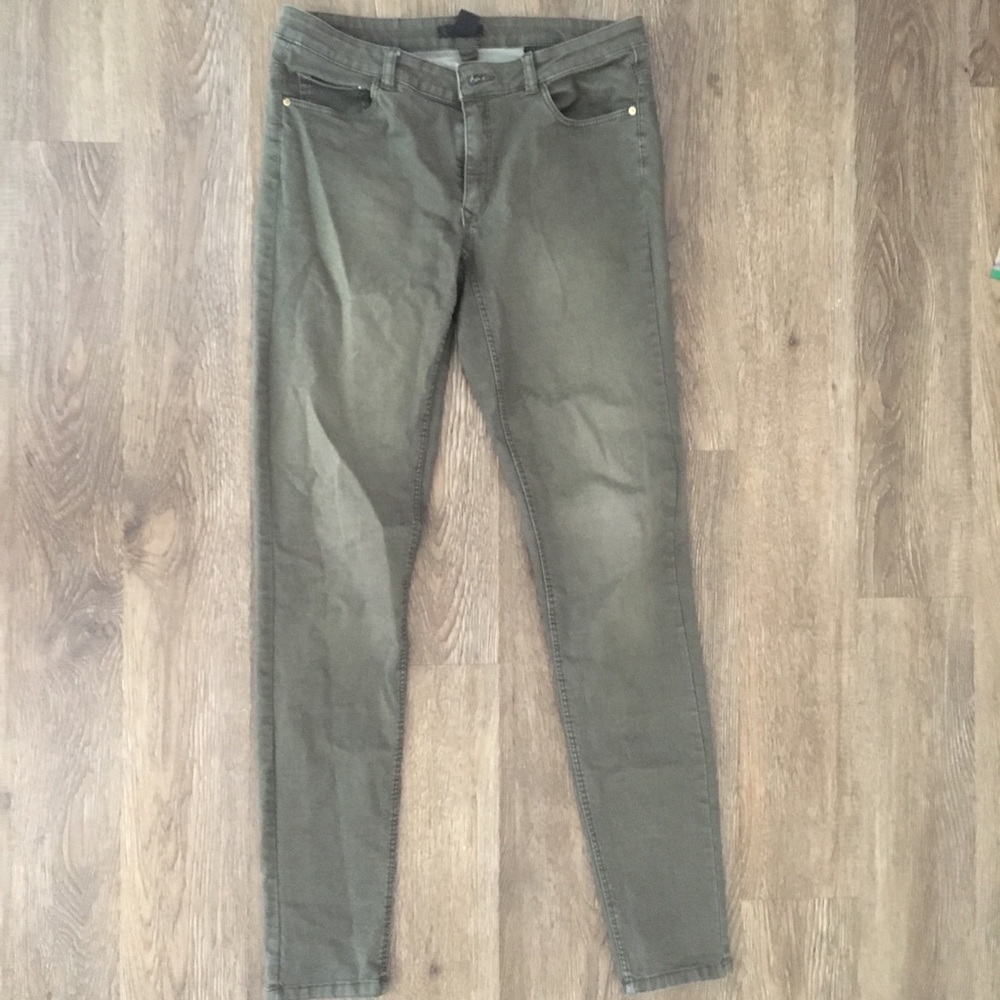 HM high waisted skinny jeans size 12 (fits 6)